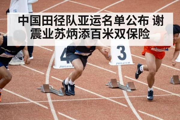 中国田径队亚运名单公布 谢震业苏炳添百米双保险